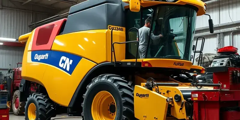 Combine harvester service